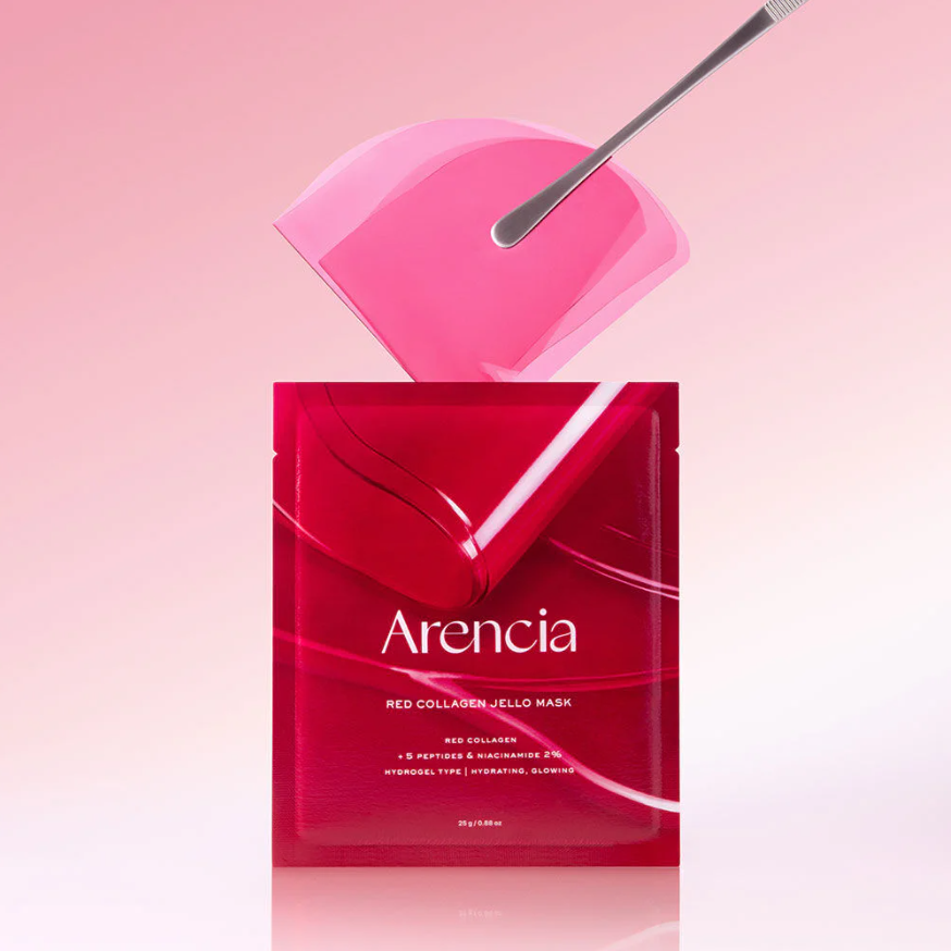 Arencia - Red Collagen Jello Mask 25ml. (Pack of 4)