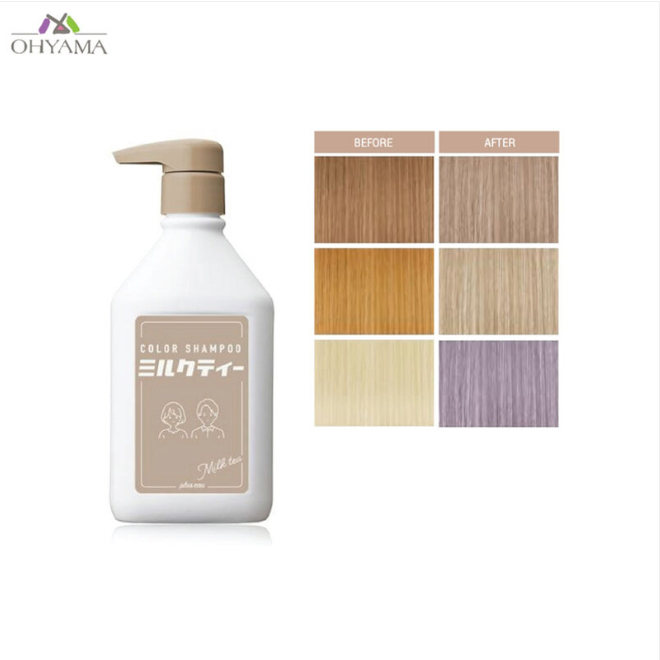 PLUS EAU - Milk Tea Color Shampoo 280ml.