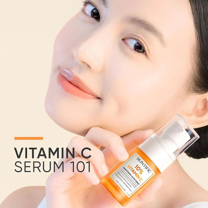 Skintific - 10% Vitamin C Brightening Glow Serum 20ml.
