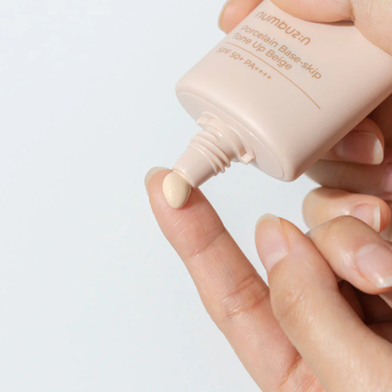 Numbuzin - No.3 Porcelain Base-skip Tone Up Beige 50ml.