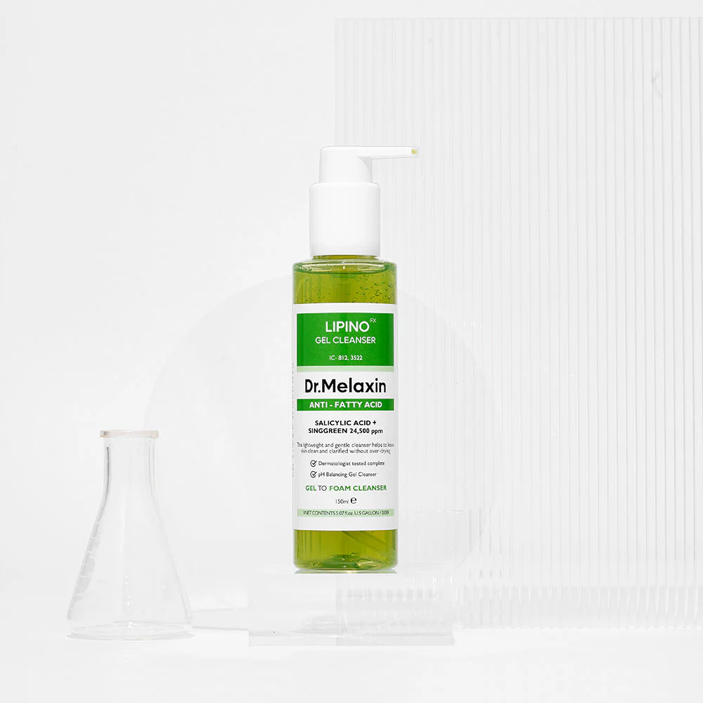 Dr.Melaxin - Lipino Anti-Fatty Acid Gel Cleanser with Salicylic Acid 150ml.