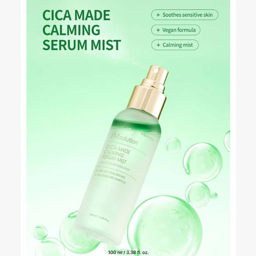 JM Solution - Cica Made Calming Serum Mist 100ml.