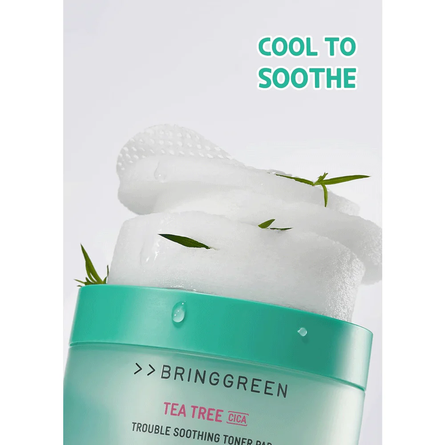 Bringgreen - Tea Tree Cica Trouble Soothing Toner Pad 150g. (90 Pads)