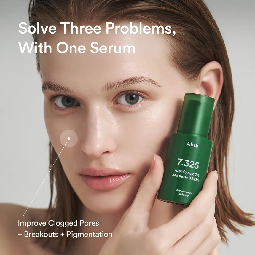 Abib - Clear Spot Serum 7.325 Pump with Azelaic Acid 7% and Sea Moss 0.325% 30ml.