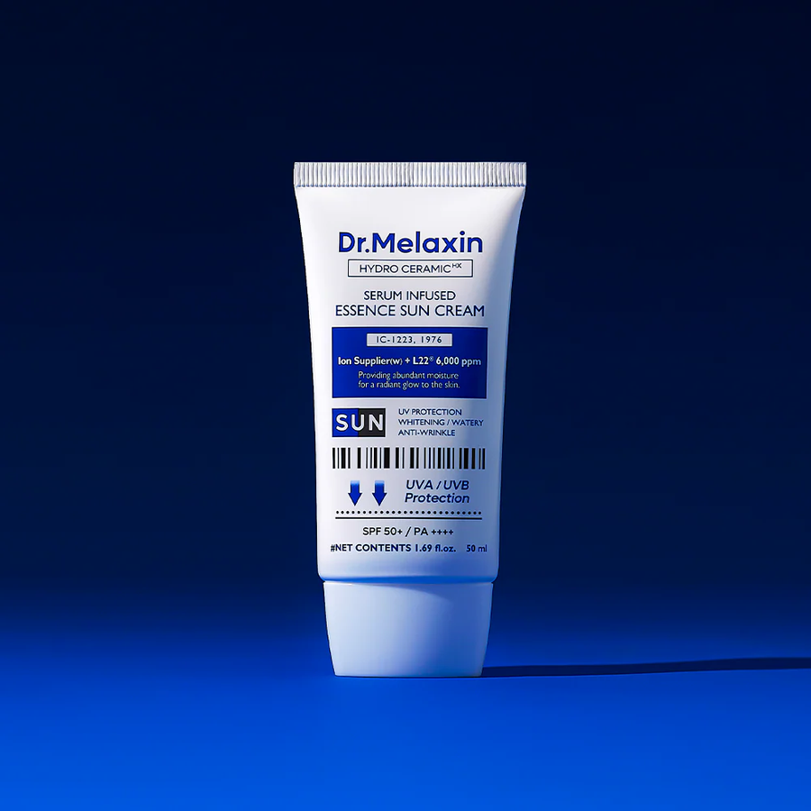 Dr.Melaxin - Hydro Ceramic HX Serum Infused Waterfull Essence Sunscreen Cream SPF50+ PA ++++ 50ml.