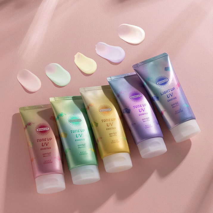 Suncut - Mint Green Tone Up UV Essence SPF50+ PA++++ 80g.
