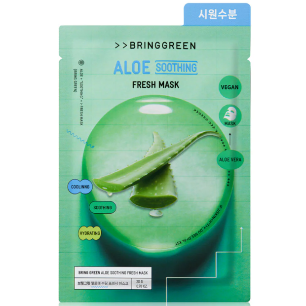 Bringgreen - Aloe Soothing Fresh Mask 20g. (Pack of 3)