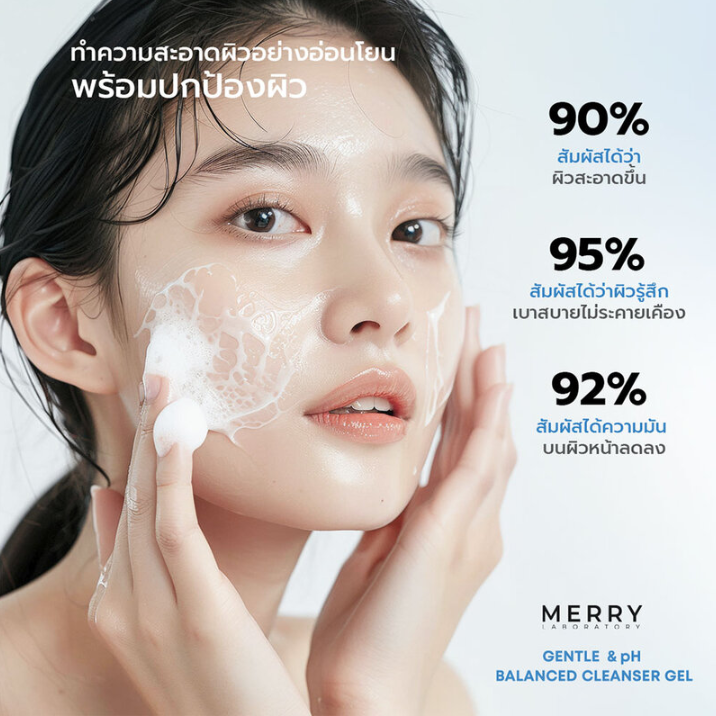The Merry - Laboratory Sensitive Skin Cleanser Gel 100ml.