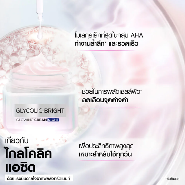 L'Oréal - Glycolic Bright Glowing Cream Night 50ml.