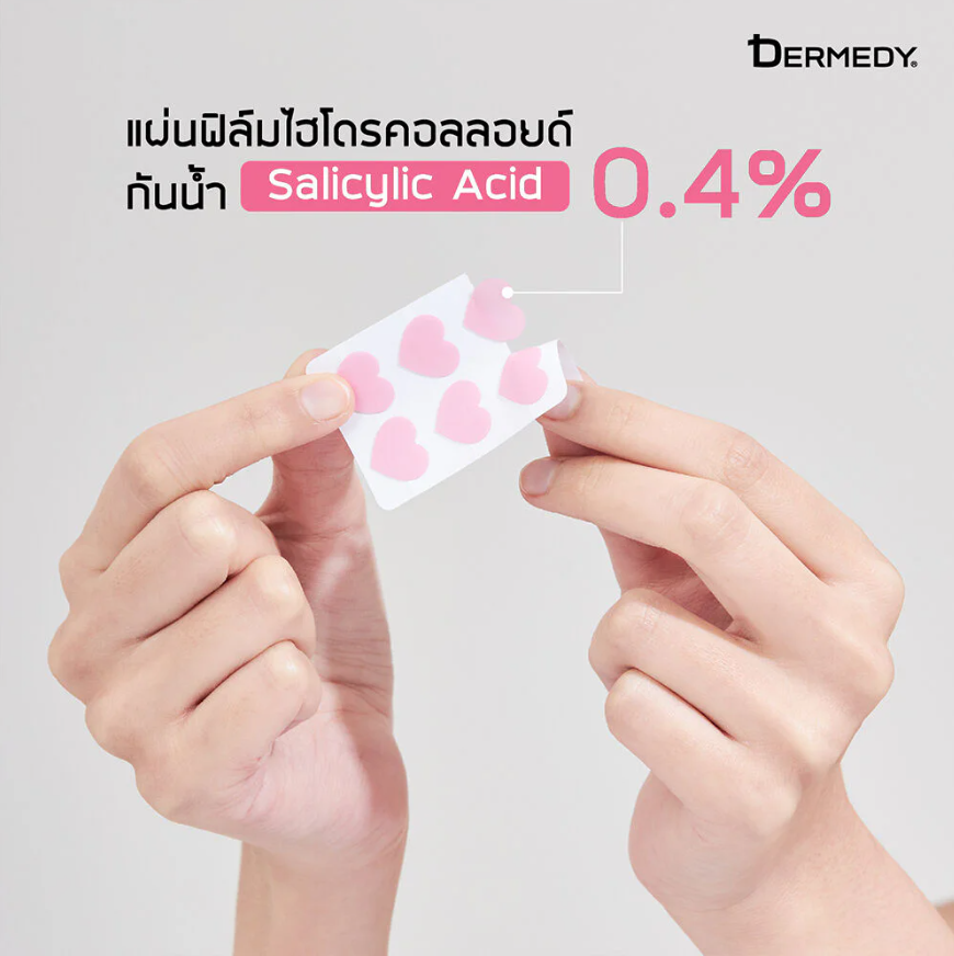 Dermedy - AC Clear Patch Mini Heart 6 Dots (Pack of 3)