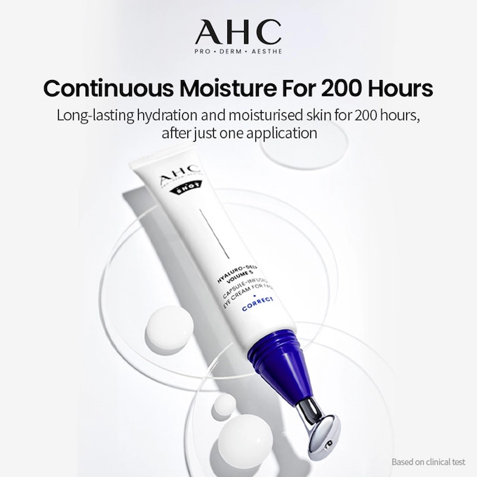 AHC - Pro Shot Hyaluro-Deep Volume 5 Capsule-Infused Eye Cream For Face 30ml.