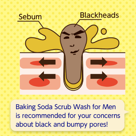 Keana Nadeshiko - Baking Soda Scrub Wash For Men 100g.