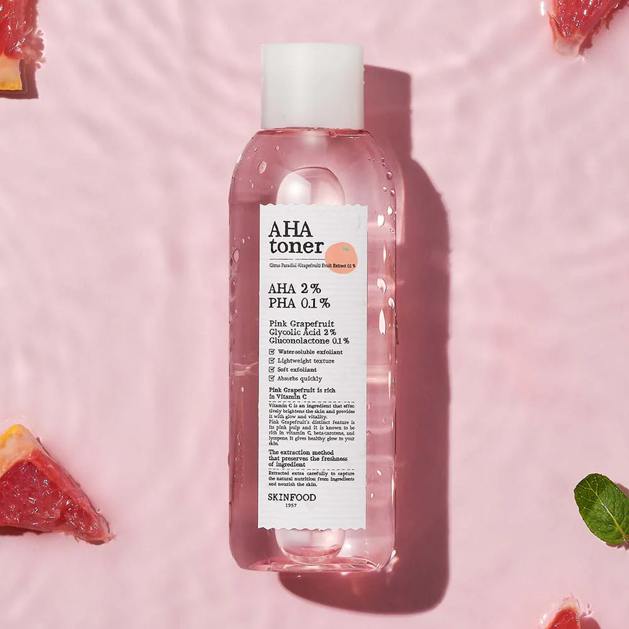 Skinfood - Pink Grapefruit AHA Toner 200ml.