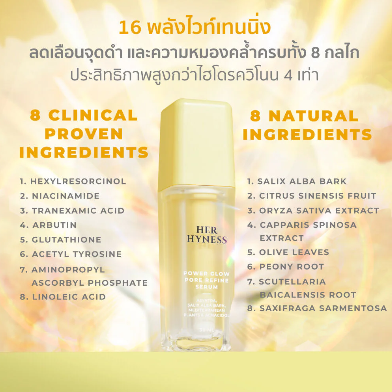 Her Hyness - Power Glow Pore Refine Serum 30ml.