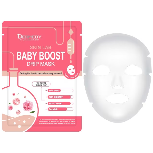 Dermedy - Skin Lab Baby Boost Drip Mask 25g. (Pack of 3)