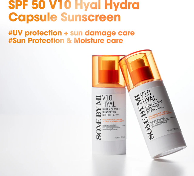 SOME BY MI - V10 Hyal Hydra Capsule Sunscreen SPF50+ PA++++ 40ml.