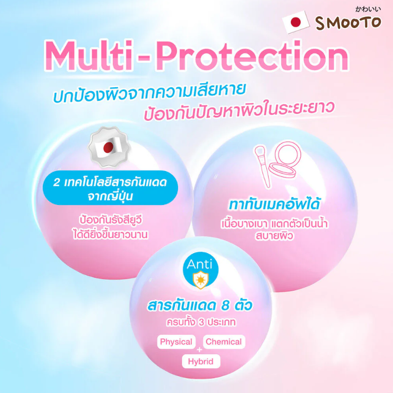 Smooto - Japan UV Pudding Watery Bright Sunscreen 32g.