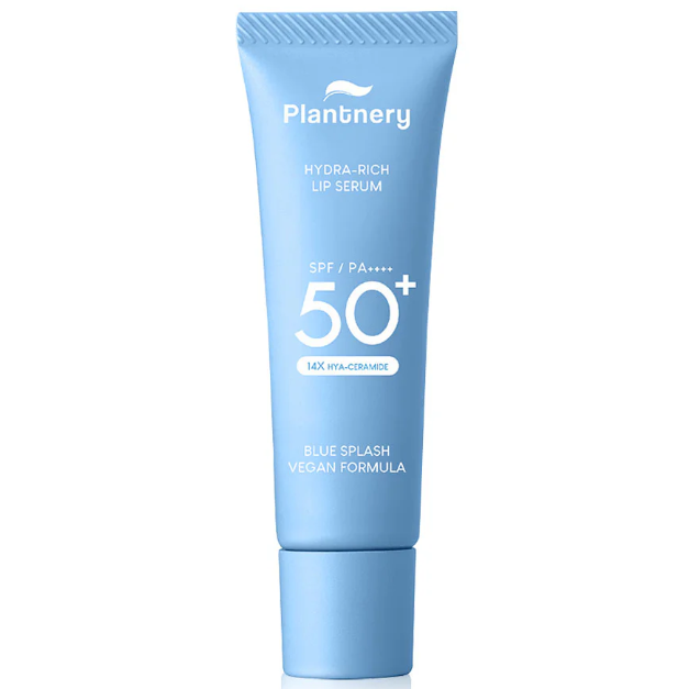 Plantnery - Hydra-Rich Blue Splash 14X Hya-Ceramide Deep Moist UV Vegan Lip Serum 10g.