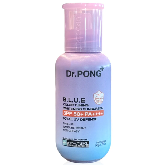 Dr.PONG - B.L.U.E Color Tuning Whitening Sunscreen 50g.
