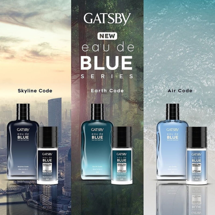 GATSBY - Eau De Blue Roll On Air 50ml.