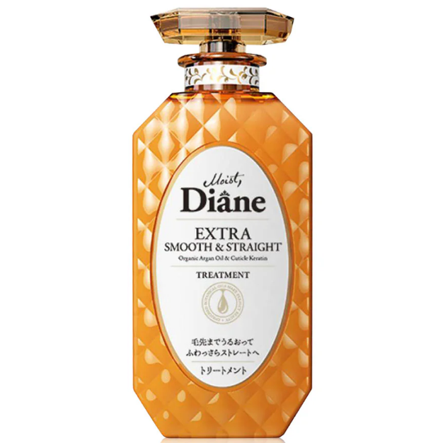 Moist Diane - Extra Smooth & Straight Treatment with Organic Argan Oil & Cuticle Keratin 450ml.