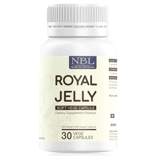 Nubolic (NBL) - Royal Jelly Soft Vege Capsules (30 Capsules)