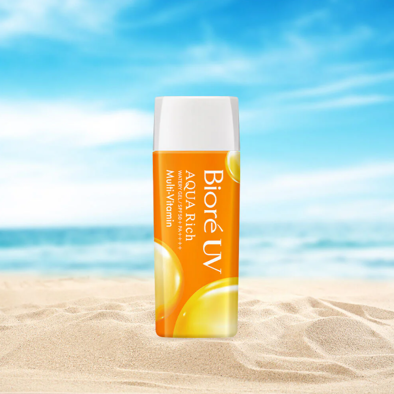 Biore - UV Aqua Rich Watery Gel Multi-Vitamin SPF50+ PA++++ 90ml.