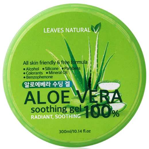 Leaves Natural - Aloe Vera Soothing Gel 100% 300ml.