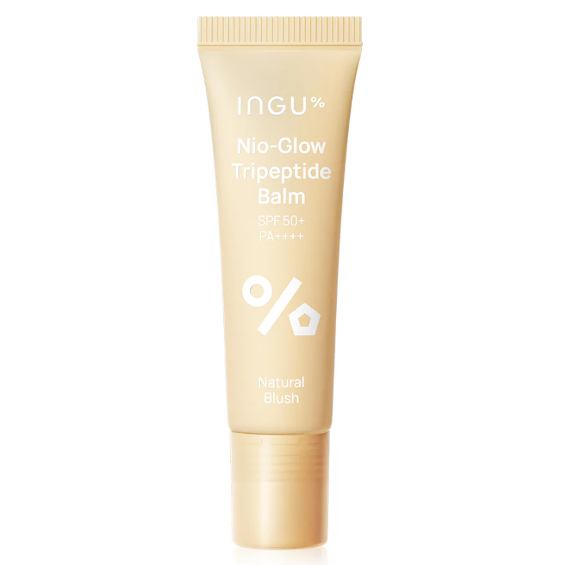INGU - Skin Nio-Glow Tripeptide Balm SPF50+ PA++++, Natural Blush 10ml.