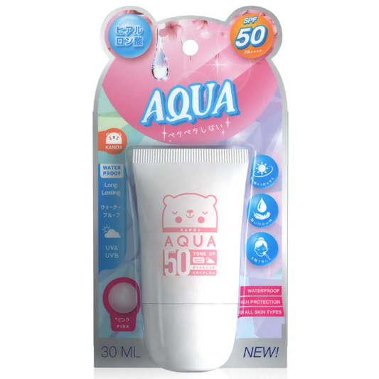 Kanda - UV AQUA Sunscreen Pinky Tone Up SPF50/PA+++ 30ml.