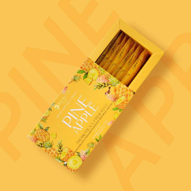 Rebina - Pineapple Probiotics X Fiber Jelly 25g. (7 Sachets)