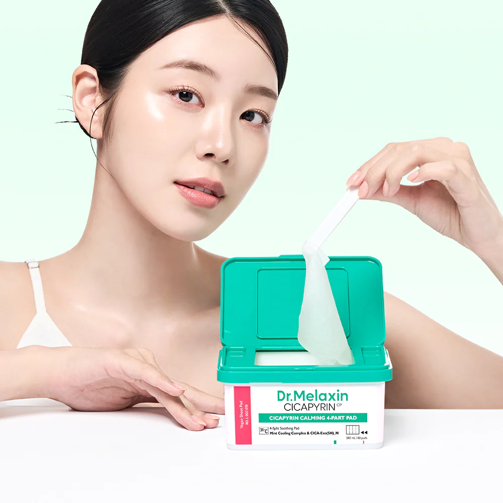 Dr.Melaxin - Cicapyrin Calming 4-Part Pad Cicapyrin Calming 4-Part Pad 340ml. (80 Pads)