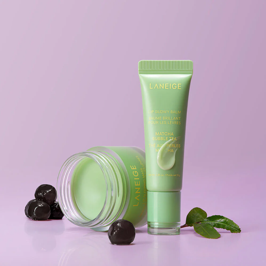 Laneige - Lip Glowy Balm Baume Brilliant #Matcha Bubble Tea 10g.