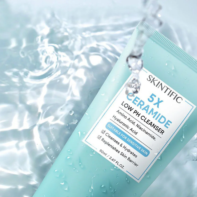 Skintific - 5X Ceramide Low pH Cleanser 80ml.