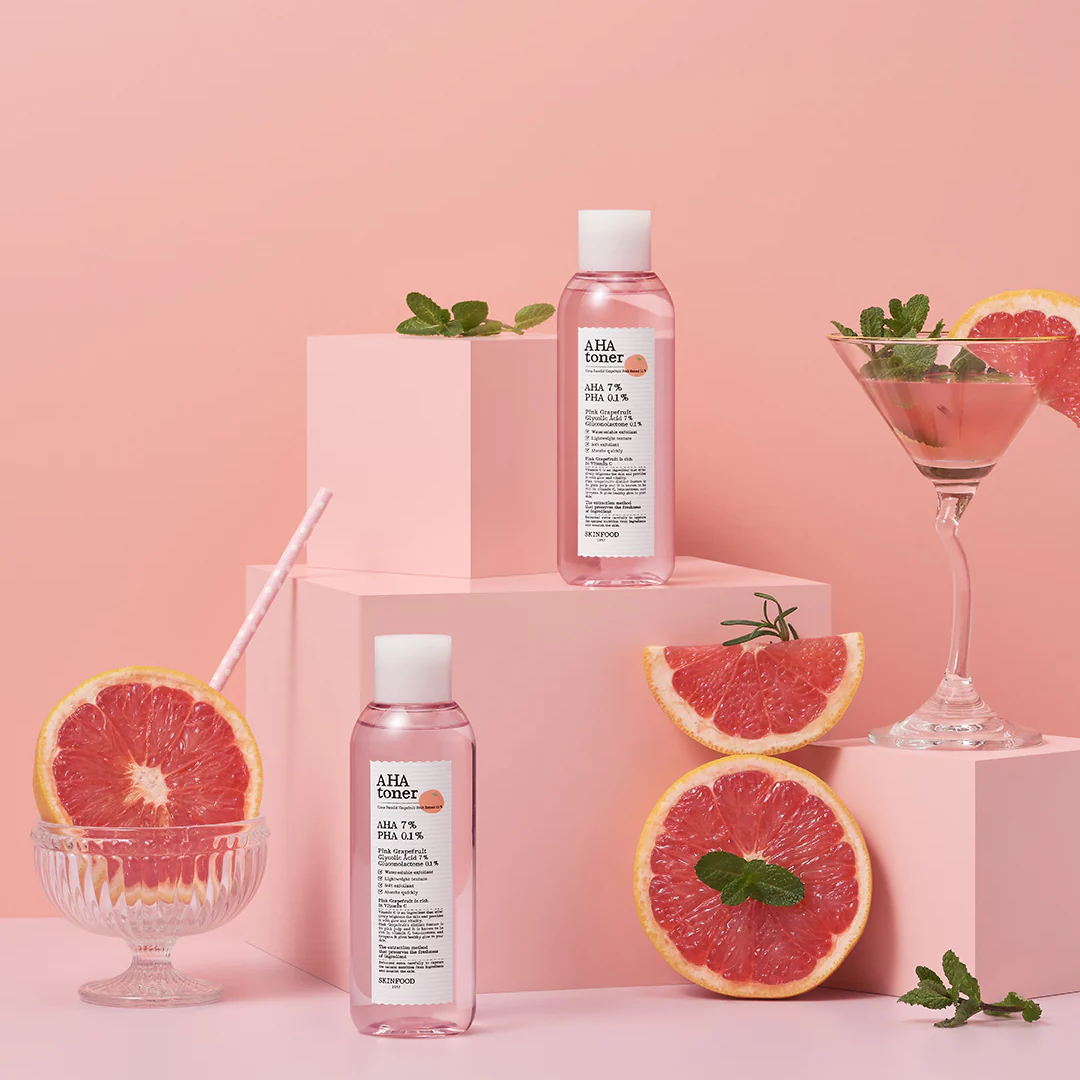 Skinfood - Pink Grapefruit AHA Toner 200ml.