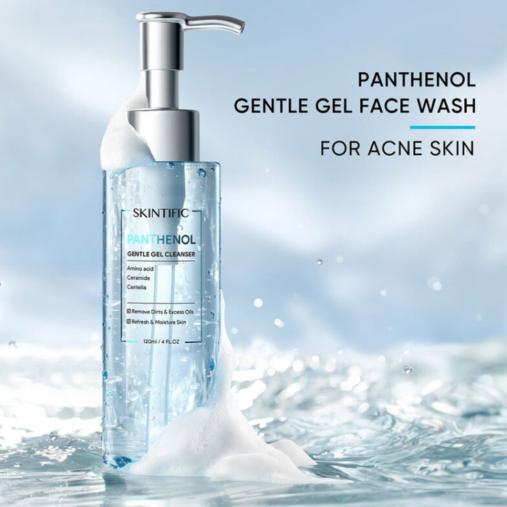 Skintific - Panthenol Gentle Gel Cleanser 120ml.