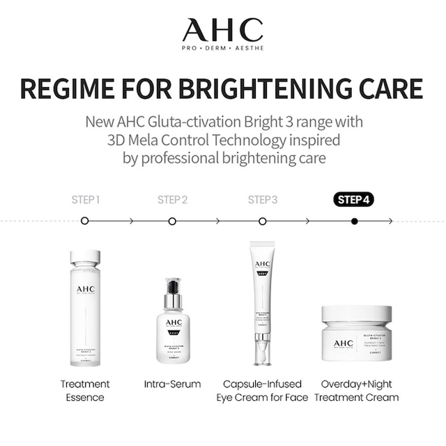 AHC - Gluta-Ctivation Bright 3 Overday + Night Treatment Cream 50ml.