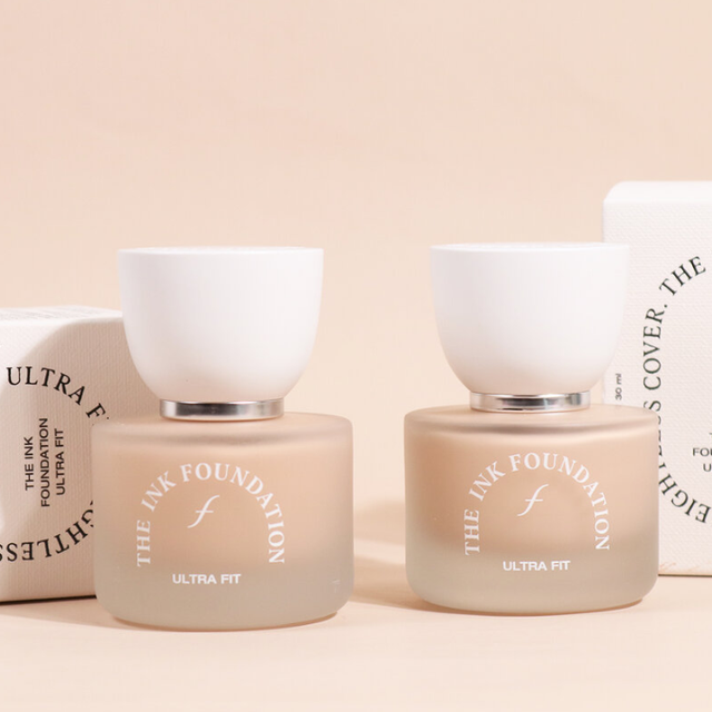 The Face Shop - Fmgt The Ink Foundation Ultra Fit SPF20 PA++, #201 30ml.