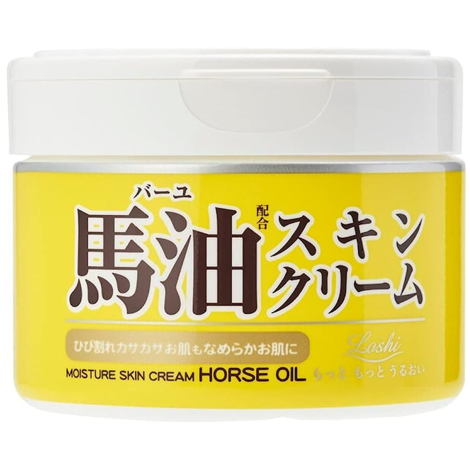 Cosmetex Roland - Loshi - Moisture Skin Cream Horse Oil Hokkaido Cream 220g.