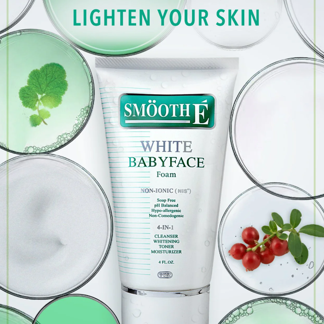 Smooth E - White Babyface Foam 120g.