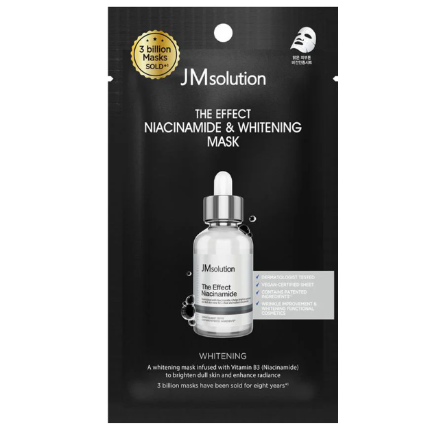 JM Solution - The Effect Niacinamide & Whitening Mask 24ml. (Pack of 3)