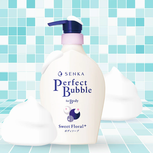 Senka - Perfect Bubble For Body Sweet Floral+ 500ml.