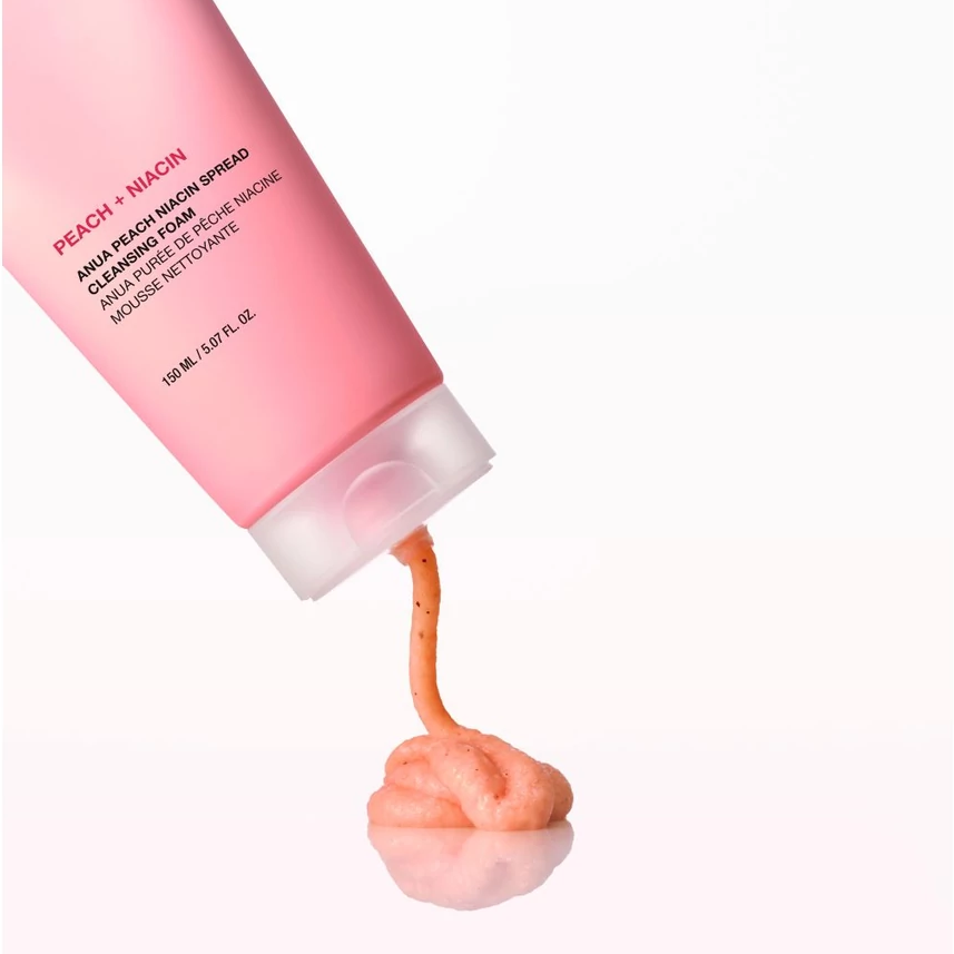 Anua - Peach Niacin Spread Cleansing Foam 150ml.