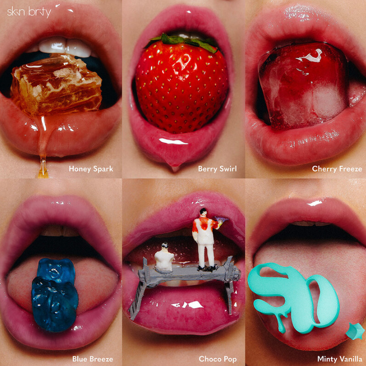 Skin Brity XOXOil - Cherry Freeze Hya Capsule Lip Oil 5g.