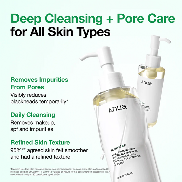 Anua - Heartleaf Pore Control Cleansing Oil 200ml.