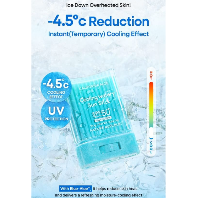 Nature Republic - California Aloe Cooling Watery Sun Stick SPF50+ PA++++ 24g.
