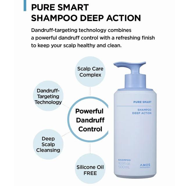 Amorepacific - Amos Professional - Pure Smart Shampoo Deep Action 500g.
