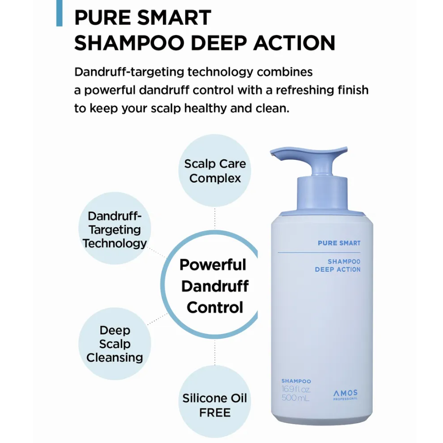 Amorepacific - Amos Professional - Pure Smart Shampoo Deep Action 500g.