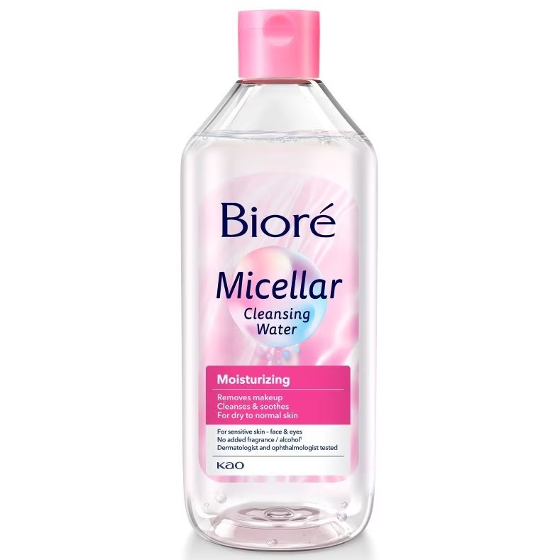 Biore - Micellar Cleansing Water Moist Up Aloe Vera 400ml.
