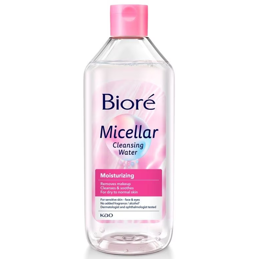 Biore - Micellar Cleansing Water Moist Up Aloe Vera 400ml.